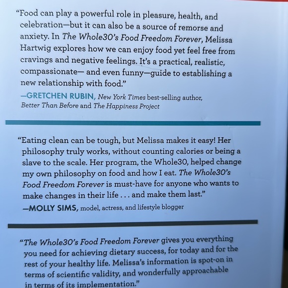 NWT The Whole 30’s Food Freedom Forever by Melissa Hartwig - Picture 4 of 8